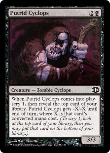 【ENG】【Foil】《朽ちゆくサイクロプス/Putrid Cyclops》[FUT]