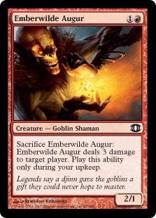 【ENG】【Foil】《エンバーワイルドの占い師/Emberwilde Augur》[FUT]