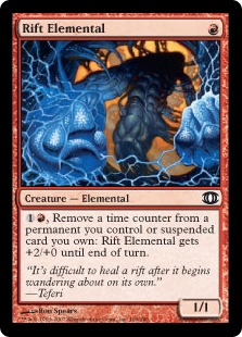 【ENG】【Foil】《裂け目の精霊/Rift Elemental》[FUT]