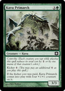 【ENG】【Foil】《カヴーの上等王/Kavu Primarch》[FUT]