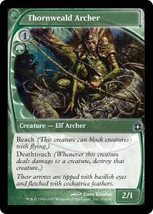 【ENG】【Foil】《ソーンウィールドの射手/Thornweald Archer》[FUT]