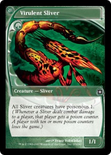 【ENG】【Foil】《悪性スリヴァー/Virulent Sliver》[FUT]