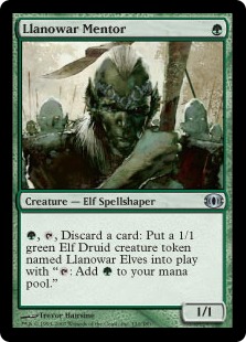 【ENG】《ラノワールの助言者/Llanowar Mentor》[FUT]