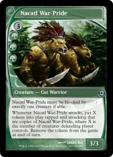 【ENG】《ナカティルの戦群れ/Nacatl War-Pride》[FUT]