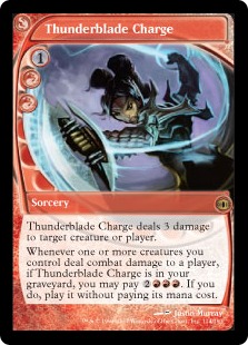 【ENG】《雷刃の突撃/Thunderblade Charge》[FUT]
