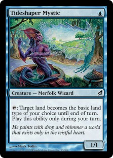 【ENG】【Foil】《潮刻みの神秘家/Tideshaper Mystic》[LRW]