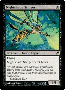 【ENG】【Foil】《ベラドンナのとげ刺し/Nightshade Stinger》[LRW]