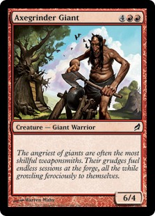 【ENG】【Foil】《斧研ぎの巨人/Axegrinder Giant》[LRW]