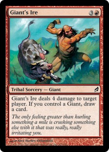 【ENG】【Foil】《巨人の憤り/Giant's Ire》[LRW]