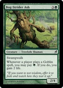 【ENG】【Foil】《沼うろつきのトネリコ/Bog-Strider Ash》[LRW]