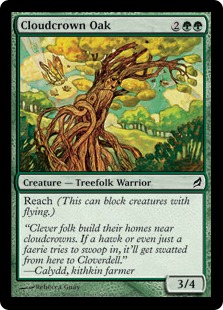 【ENG】【Foil】《雲冠の樫/Cloudcrown Oak》[LRW]
