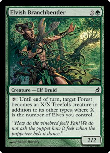 【ENG】【Foil】《エルフの枝曲げ/Elvish Branchbender》[LRW]