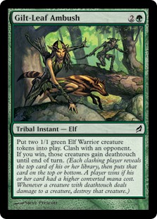 【ENG】【Foil】《光り葉の待ち伏せ/Gilt-Leaf Ambush》[LRW]