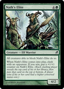 【ENG】【Foil】《ナースの精鋭/Nath's Elite》[LRW]