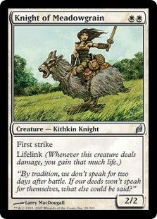 【ENG】《メドウグレインの騎士/Knight of Meadowgrain》[LRW]