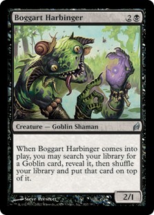 【ENG】《ボガートの先触れ/Boggart Harbinger》[LRW]