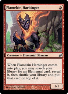 【ENG】《炎族の先触れ/Flamekin Harbinger》[LRW]