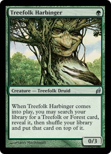 【ENG】【Foil】《ツリーフォークの先触れ/Treefolk Harbinger》[LRW]