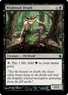 【ENG】【Foil】《病み土のドルイド/Blightsoil Druid》[MOR]