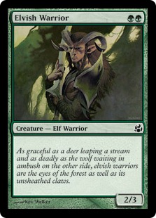 【ENG】【Foil】《エルフの戦士/Elvish Warrior》[MOR]