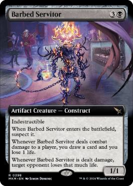 【ENG】■拡張アート■《有刺の給仕/Barbed Servitor》[MKM]