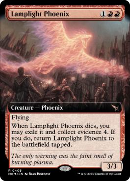 【ENG】■拡張アート■《ランプ光のフェニックス/Lamplight Phoenix》[MKM]