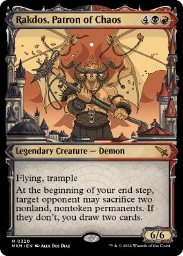 【ENG】■ショーケース■《混沌の守護者、ラクドス/Rakdos, Patron of Chaos》(320)[MKM]