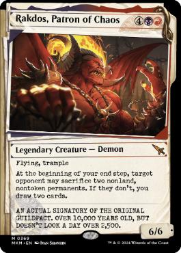 【ENG】■ショーケース■《混沌の守護者、ラクドス/Rakdos, Patron of Chaos》(369)[MKM]