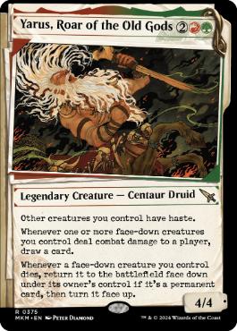 【ENG】【Foil】■ショーケース■《古き神々の咆哮、ヤラス/Yarus, Roar of the Old Gods》[MKM]