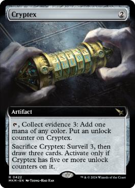 【ENG】【Foil】■拡張アート■《クリプテックス/Cryptex》[MKM]