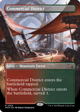 【ENG】【Foil】■ボーダーレス■《商業地区/Commercial District》[MKM]