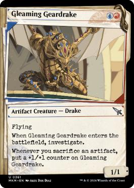 【ENG】■ショーケース■《煌く機械ドレイク/Gleaming Geardrake》[MKM]