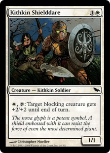 【ENG】《キスキンの盾挑み/Kithkin Shielddare》[SHM]
