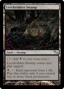 【ENG】《ヒル溜りの沼/Leechridden Swamp》[SHM]