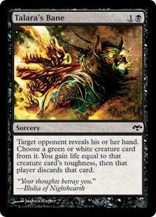 【ENG】【Foil】《タララの苦悩/Talara's Bane》[EVE]