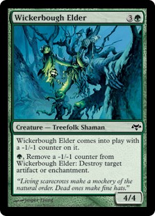 【ENG】【Foil】《枝細工下げの古老/Wickerbough Elder》[EVE]