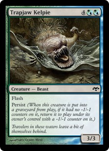 【ENG】【Foil】《罠顎のケルピー/Trapjaw Kelpie》[EVE]