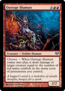 【ENG】《憤慨のシャーマン/Outrage Shaman》[EVE]