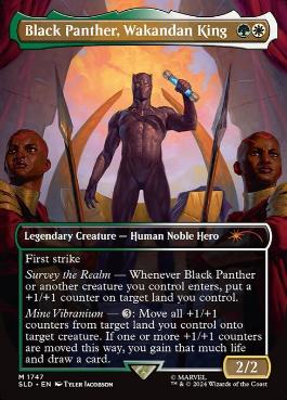 【ENG】【Foil】《Black Panther, Wakandan King》(1747)[Secret Lair]