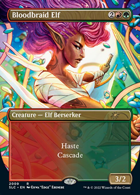 【ENG】【Foil】《血編み髪のエルフ/Bloodbraid Elf》(2009)[Secret Lair]