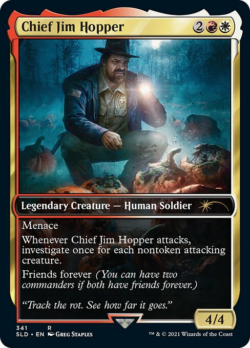 【ENG】【Foil】《Chief Jim Hopper》(341)[Secret Lair]