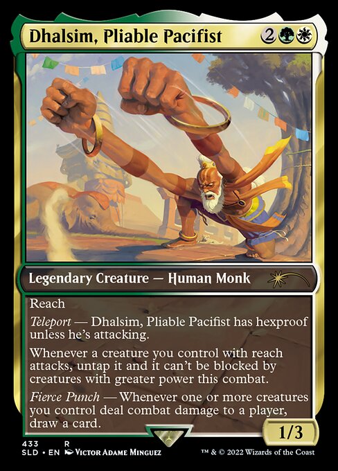 【ENG】《Dhalsim, Pliable Pacifist》(433)[Secret Lair]