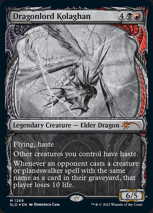 【ENG】【Foil】《龍王コラガン/Dragonlord Kolaghan》(1269)[Secret Lair]