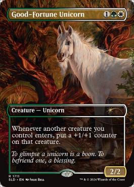 【ENG】《吉兆の一角獣/Good-Fortune Unicorn》(1711)[Secret Lair]