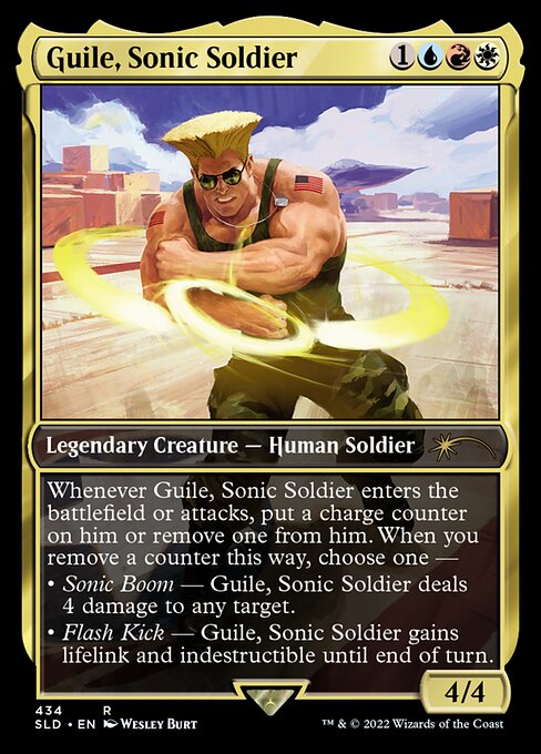 【ENG】【Foil】《Guile, Sonic Soldier》(434)[Secret Lair]
