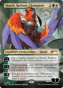 【ENG】【Foil】《光輝の勇者、ファートリ/Huatli, Radiant Champion》(1699)[Secret Lair]