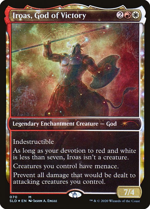 【ENG】【Foil】《勝利の神、イロアス/Iroas, God of Victory》(070)[Secret Lair]