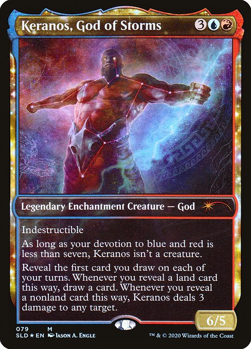 【ENG】【Foil】《嵐の神、ケラノス/Keranos, God of Storms》(079)[Secret Lair]