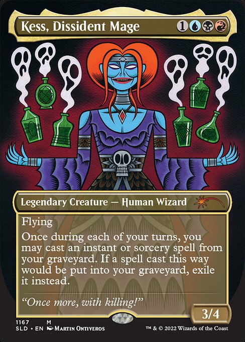 【ENG】【Foil】《反体制魔道士、ケス/Kess, Dissident Mage》(1167)[Secret Lair]