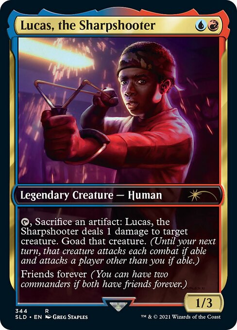 【ENG】【Foil】《Lucas, the Sharpshooter》(344)[Secret Lair]